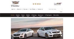 Desktop Screenshot of cadillacvclub.com